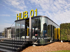 移動式、個性化的集裝箱學生宿舍：HUB 01