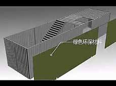 海南?？诩b箱酒店建筑規劃設計效果視頻