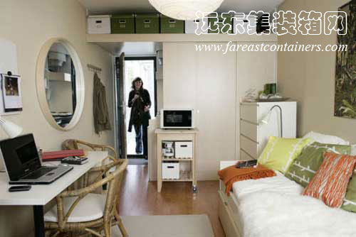 宜家住人集裝箱活動房屋式學生公寓，二手集裝箱(貨柜)