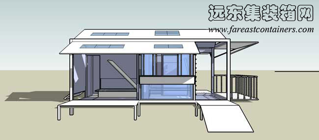 帶天窗的變形小屋,二手集裝箱貨柜,集裝箱活動房,住人集裝箱房屋